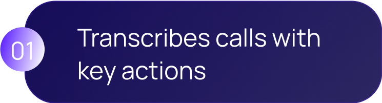 hthr transcribes calls